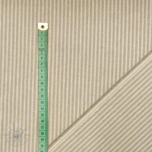 Tkanina dekoracyjna DOBBY Colored stripe linen