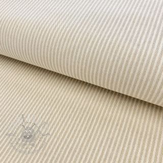 Tkanina dekoracyjna DOBBY Colored stripe linen