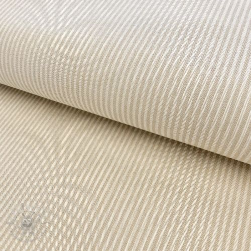 Tkanina dekoracyjna DOBBY Colored stripe linen