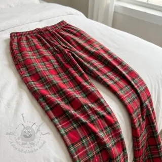 Bawełniana tkanina LIGHT FLANNEL Check design G