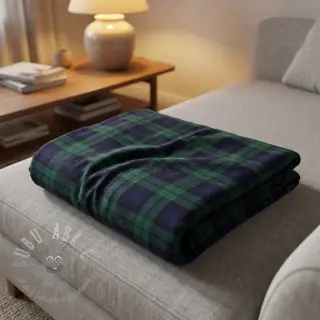 Bawełniana tkanina LIGHT FLANNEL Check design B