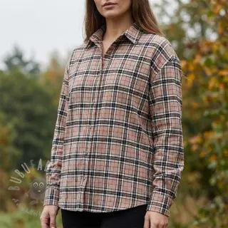 Bawełniana tkanina LIGHT FLANNEL Check design F