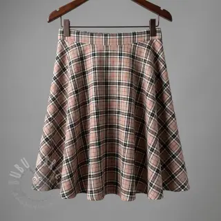 Bawełniana tkanina LIGHT FLANNEL Check design F