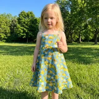 Wiskoza RAYON POPLIN Fruity design A