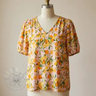 Wiskoza RAYON POPLIN Fruity design F