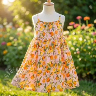 Wiskoza RAYON POPLIN Fruity design F
