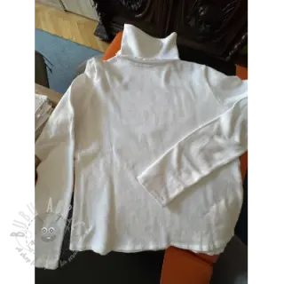 Dzianina swetrowa BIG KNIT white