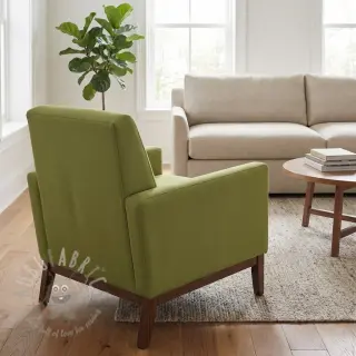 Bawełniana tkanina TWILL soft brushed lime
