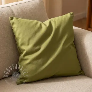 Bawełniana tkanina TWILL soft brushed lime