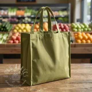 Bawełniana tkanina TWILL soft brushed lime