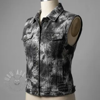JEANS DENIM Tie -Dye 7,5 OZ black