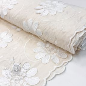 Bawełniana tkanina EMBROIDERY Bellagio cream