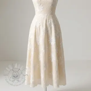 Bawełniana tkanina EMBROIDERY Bellagio cream