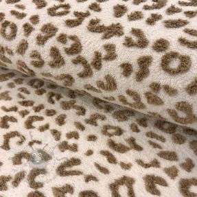 Tkanina płaszczowa TEDDY Panthera light brown