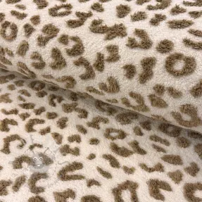 Tkanina płaszczowa TEDDY Panthera light brown