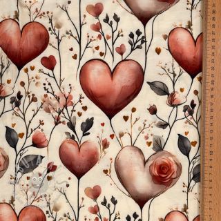 Jersey VISCOSE LYCRA HEAVY Combi design B