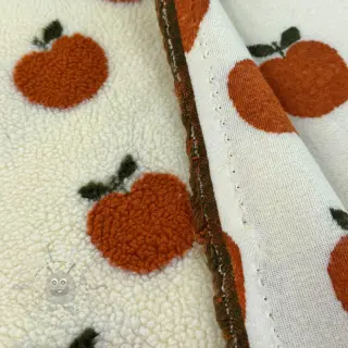 Tkanina płaszczowa TEDDY JACQUARD Apples