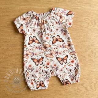 Tkanina wiskozowa z lnem Botanic design C