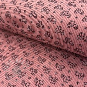 Sztruks STRETCH Tractors old pink