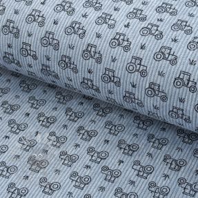 Sztruks STRETCH Tractors old blue