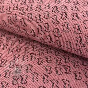Menčester STRETCH Little dino old pink