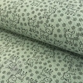 Sztruks STRETCH Little deer old green