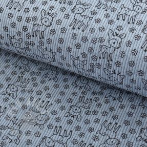 Sztruks STRETCH Little deer old blue