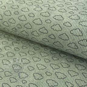 Sztruks STRETCH Little clouds old green