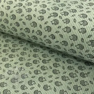 Sztruks STRETCH Little hedgehog old green