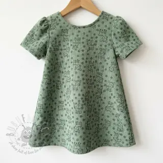 Sztruks STRETCH Little deer old green