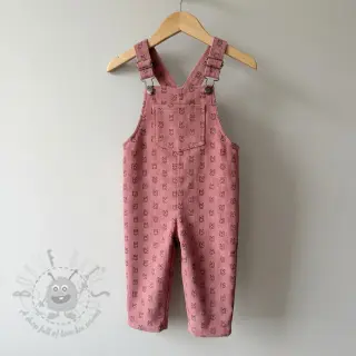 Sztruks STRETCH Little bunny old pink