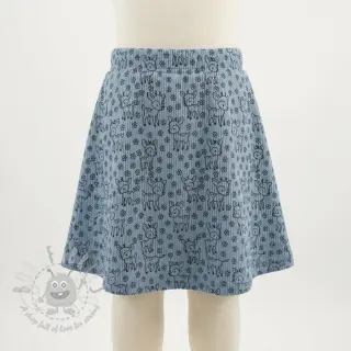 Sztruks STRETCH Little deer old blue