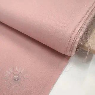 Tkanina wiskozowa z lnem SPANDEX old rose