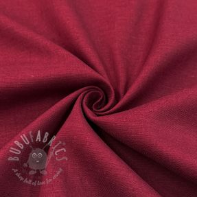 Tkanina wiskozowa z lnem SPANDEX burgundy