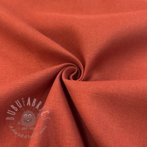 Tkanina wiskozowa z lnem SPANDEX terracotta