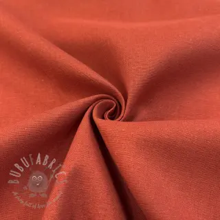 Tkanina wiskozowa z lnem SPANDEX terracotta