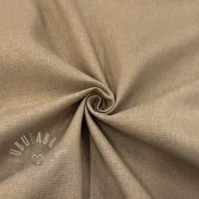 Tkanina wiskozowa z lnem SPANDEX taupe