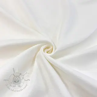 Tkanina wiskozowa z lnem SPANDEX off white