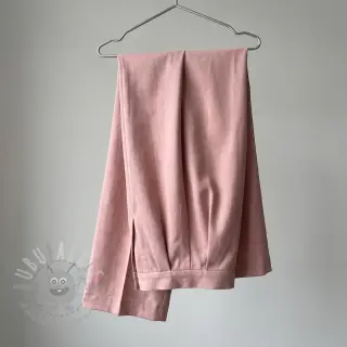 Tkanina wiskozowa z lnem SPANDEX old rose