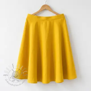 Tkanina wiskozowa z lnem SPANDEX honey