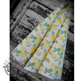 Wafel bawełniany Lemons digital print