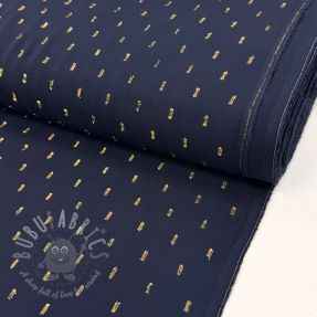 Wiskoza LUREX navy