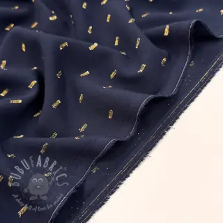 Wiskoza LUREX navy