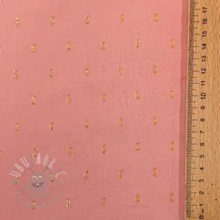 Wiskoza LUREX blush