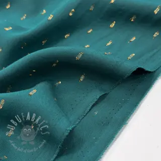 Wiskoza LUREX emerald