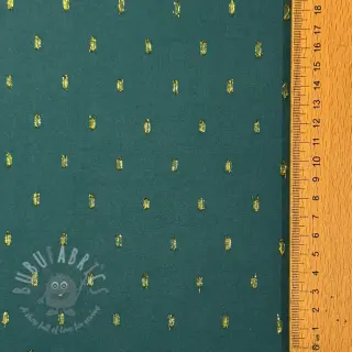 Wiskoza LUREX emerald