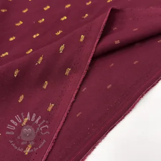 Wiskoza LUREX burgundy