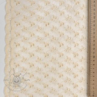 Bawełniana tkanina EMBROIDERY Rosemary off white