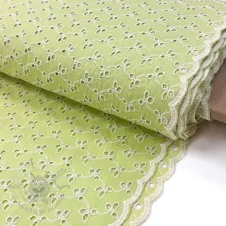 Bawełniana tkanina EMBROIDERY Rosemary lime