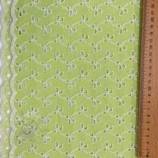 Bawełniana tkanina EMBROIDERY Rosemary lime